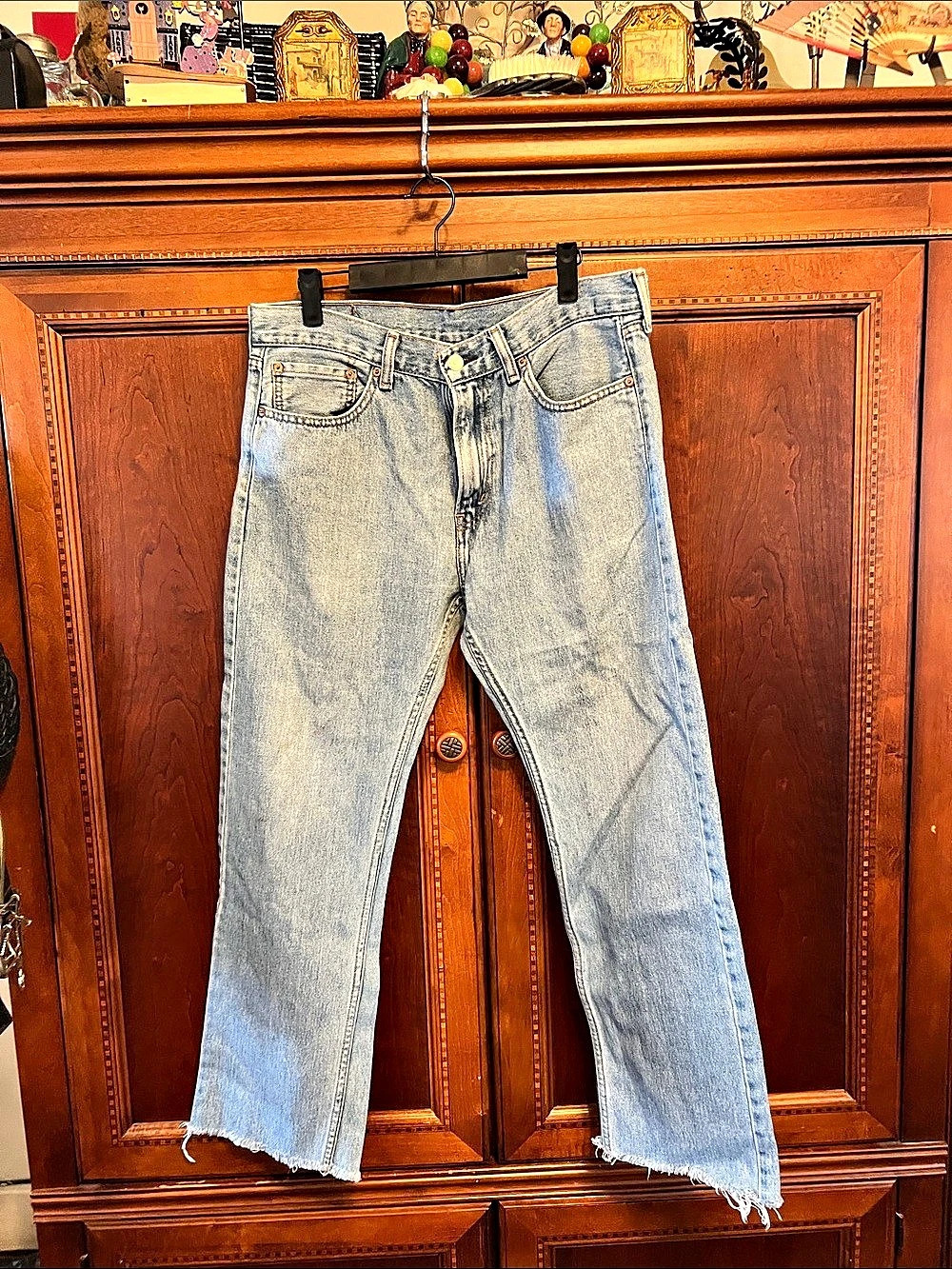 Levi's 501 Straight Leg Jeans Blue Waist 33